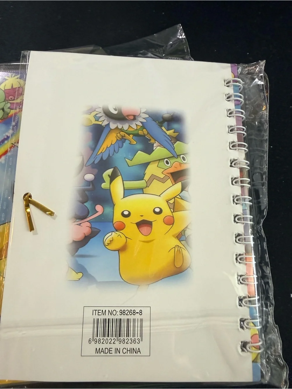Pikachu Kids Notebooks & Keychains #P7102611